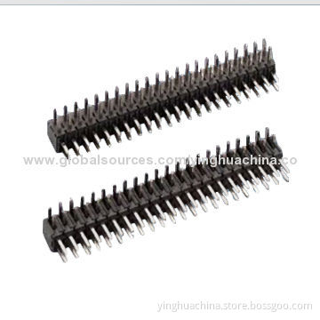 Pin Headers, 2.0mm, Straight/Right Angle, Dual-row Connectors 4.0/4.3mm Height, 6300
